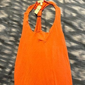 Iza Pearl coral tank - new with tags from Neiman Marcus